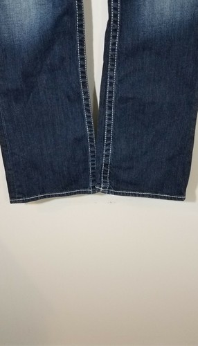Big Star Sweet Boot Low Rise Flap Pocket Dark Wash Denim Jeans Women's 28R - Picture 5 of 9