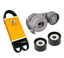 Drive Belt Kit with Tensioner + Idler Pulleys for Mercedes BLUETEC & SPRINTER