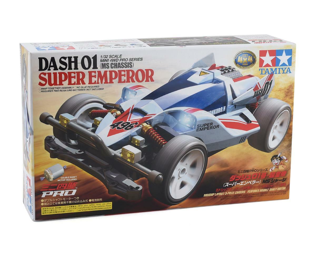 Tamiya 1/32 JR Dash-01 Super Emperor MS Chassis Mini 4WD Kit