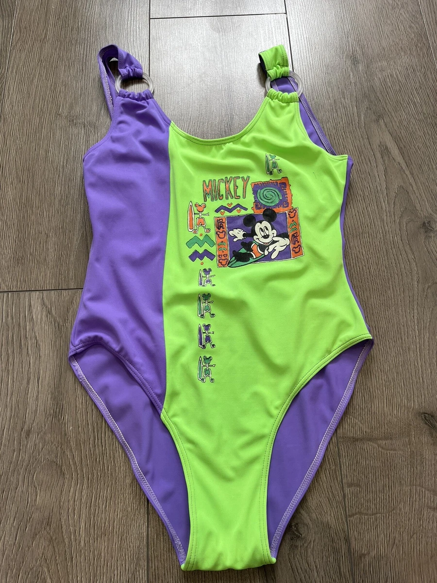 Gina Dansa Vintage Disney Mickey Mouse One Piece Bathing Swim Suit
