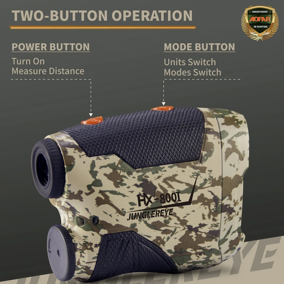 AOFAR HX-800I Entfernungsmesser Jagd 800Y Entfernungs Scan Geschwindigkeitsmodus - Bild 4 von 4
