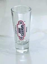 JOSE CUERVO TEQUILA VINTAGE SHOT GLASSES 3.5" set of 10 new in box