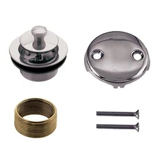 Belle Foret BFNTDCK1CP Twist and Close Tub Waste Trim Kit in Polished Chrome