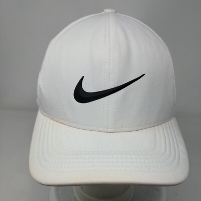 Nike Golf Fitted Hat White S/M Classic99 Dri-Fit Breathable Mesh 6