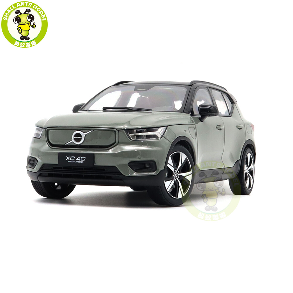 1/18 Volvo XC40 Recharge Electric Car Green Diecast Model Toy Car