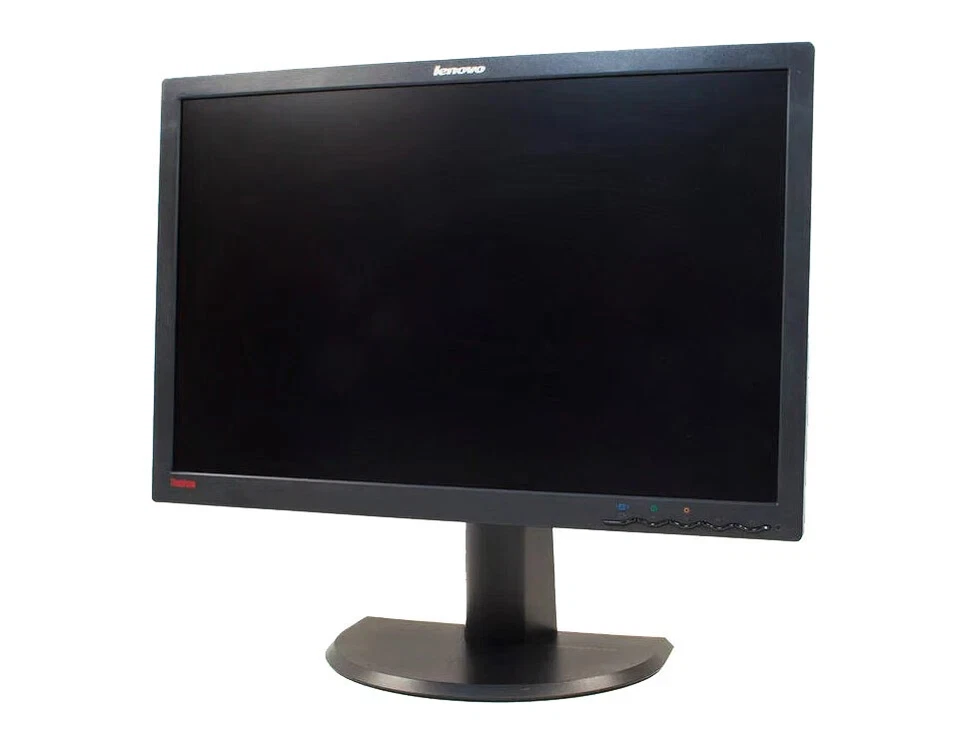 Lenovo LT2452PWC 24" FHD 1200p Wide IPS LED Monitor - DISPLAY VGA DVI Ports - Image 2 of 3
