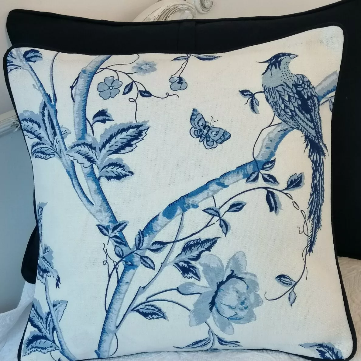 Laura ashley sale navy cushions