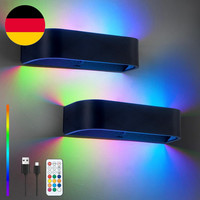 2 StüCk Wandleuchte Ohne Stromanschluss, Led Wandleuchte, Akku Wandlampe Innen M