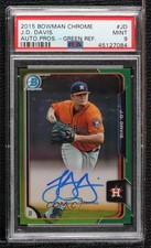 2015 Bowman Chrome Prospects Green Refractor 4/99 JD Davis PSA 9 MINT Auto 06z2