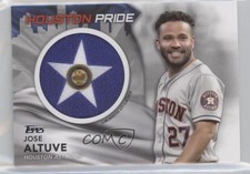 2022 Topps Series 1 City Flag Commemorative Relics Jose Altuve Patch 4l3