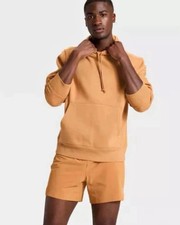 NWT Goodfellow  Co Unisex Sweater Hoodie Orange 2XL XXL Men Women Pullover Top