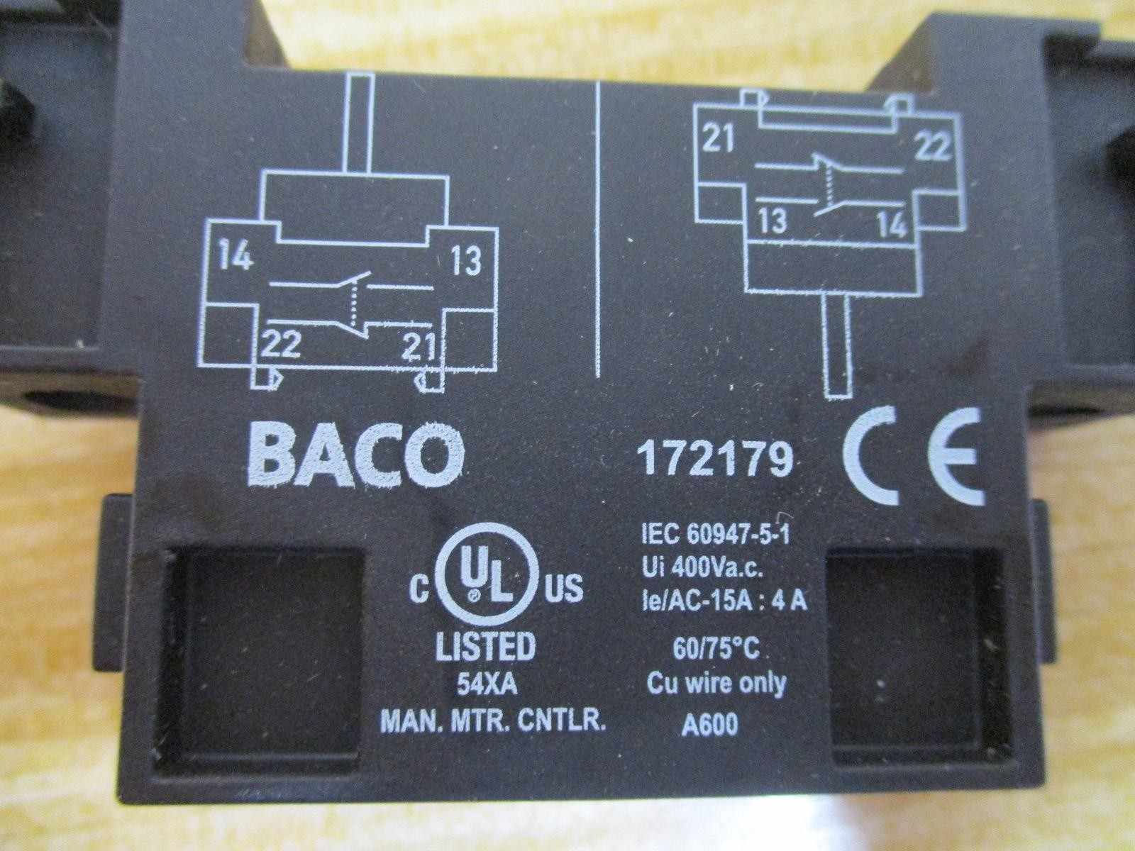 Baco 172179 Auxiliary Contact