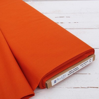 3 Yard Cut Premium Cotton Quilting Fabric - Rust - 44'' Width - 100% Cotton - ...