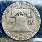 ~  1948-D FRANKLIN SILVER HALF DOLLAR  50C  DENVER MINT  90% SILVER  ~