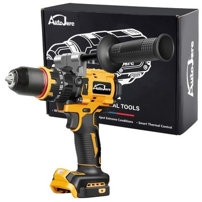 1/2'' Cordless Hammer Drill/Driver Brushless For DEWALT 20V MAX Battery 2-Speed