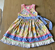 Matilda Jane May Day Dress Garden Path Scrappy Adventure Begins Size 6