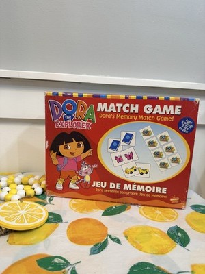 2004 Vintage Y2K Dora the Explorer Nick JR Match Game Kids Memory Game COMPLETE