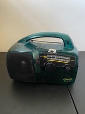 Freeplay Self  Powered AM/FM Solar  Crank Radio Clear Green Portable Emergency