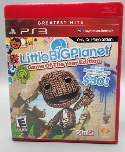 Little Big Planet Game of the Year Edition (PlayStation 3) PS3 Red Label