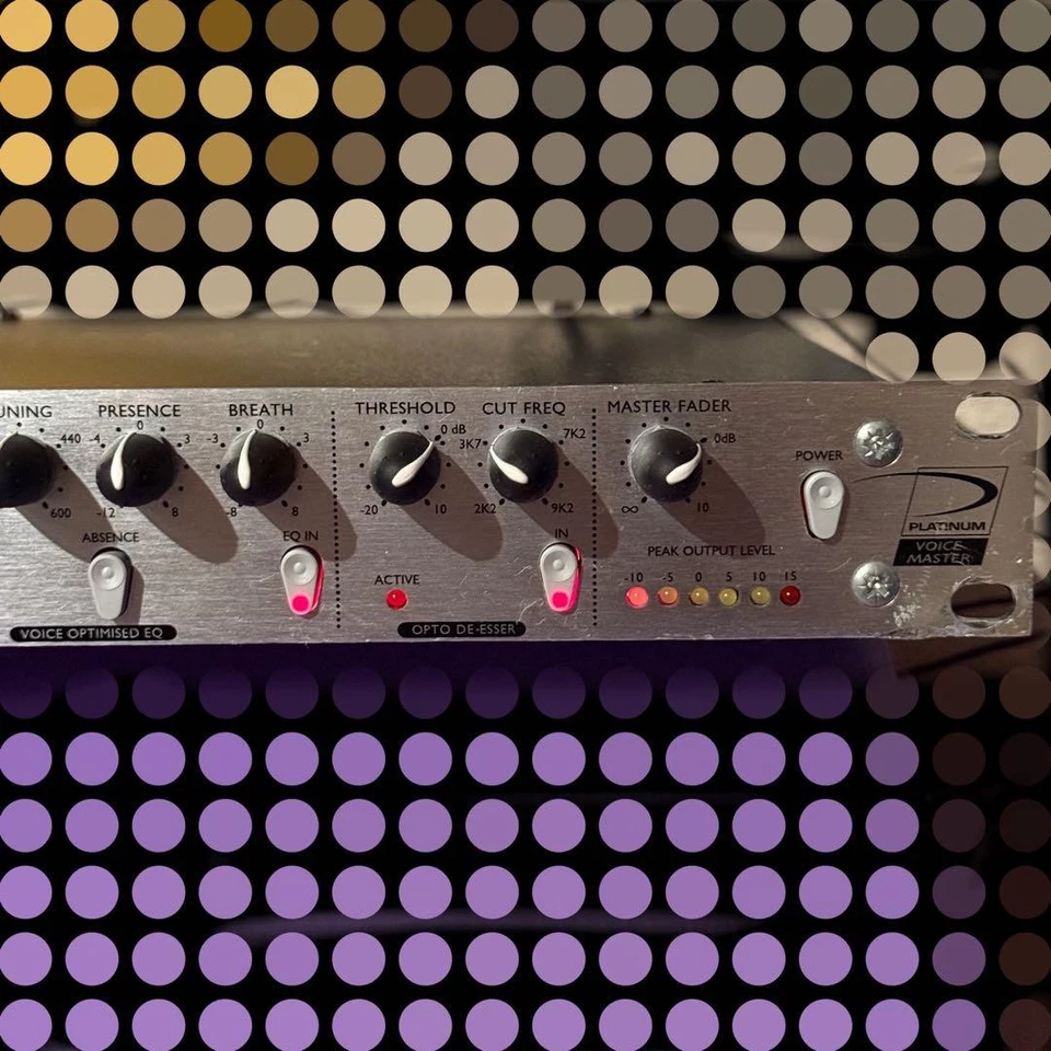 Focusrite Platinum VoiceMaster Audio Processor Used Tested Working Fuse Replace - Image 4 of 4