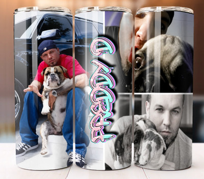 Fred Durst Tumbler 20oz Cup Mug Hot Cold Drinks w/ Lid Straw Stainless