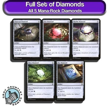 Diamonds MTG Mana Rocks Full Set All 5 Magic Commander Staples EDH Artifacts Lot