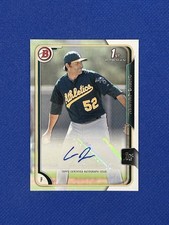 2015 Bowman Prospects Auto Chris Jensen #PA-CJ Autograph