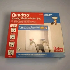 Oatey 38529 Washing Machine Center Drain Outlet Box With Valves