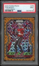 2020 Panini Lazer Prizm #255 Tom Brady PSA 9 *6156