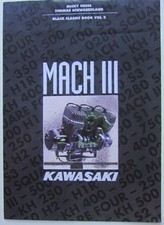 Micky Hesse Kawasaki Mach III 500 Faltblatt Prospekt Black Classic Book Vol. 2