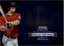 2012 Bowman Sterling Prospect Autographs #NF Nolan Fontana Auto - BB
