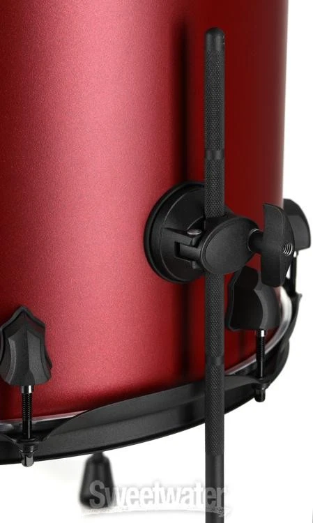 Batería personalizada SJC Pathfinder Floor Tom - 14 pulgadas x 14 pulgadas, rojo petardo, Foto 4 de 4