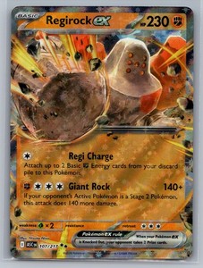 Regirock ex 107/217 Ascended Heroes Double Rare Holo