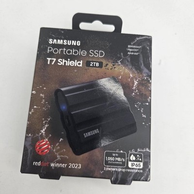 Samsung T7 Shield Portable SSD External Solid State Drive USB-C - Tested