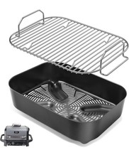 Combo Crisper Basket  Smoke Rack for 7 in 1 Ninja Woodfire OG700 Series Outd...