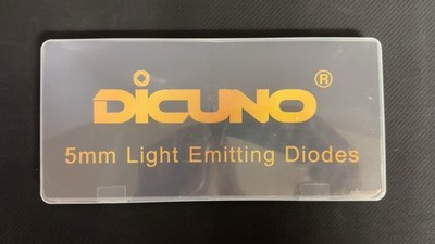 Dicuno 450Pcs (5 Colors X 90Pcs) 5Mm LED Light Emitting Diode round Assorted Col