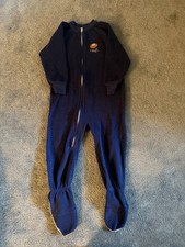 1990s Vintage Footed Pajamas Blanket Sleeper Carters Boys So Soft Size 4T Rare
