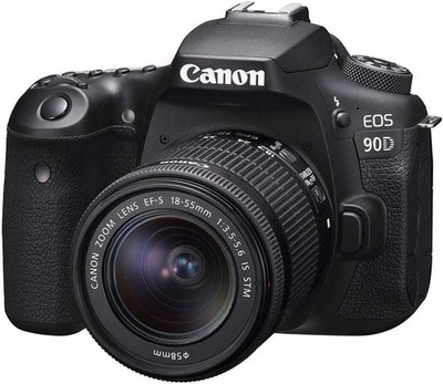 Canon EOS 90D Kit EF-S 18-55 mm IS STM weniger als 7200 Auslösungen in OVP