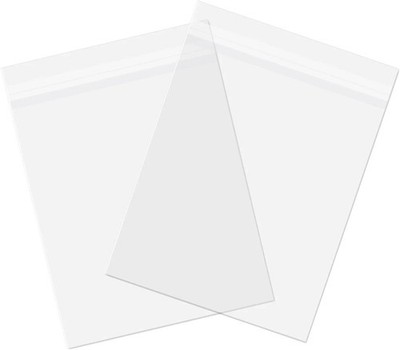 11'' X 14'' (100 Pack) Clear Plastic Sleeves - Acid Free 1.6Mil Crystal Resealable