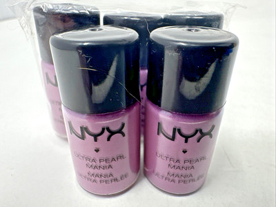 NYX Ultra Pearl Mania Eyeshadow LP12 Purple Loose Powder Discontinued Lot x 5
