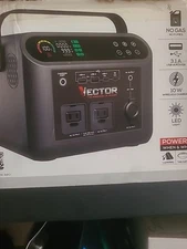 VECTOR VECLIPS4 500 Watt Portable Power Station with 444 WH Li-On Battery NEW