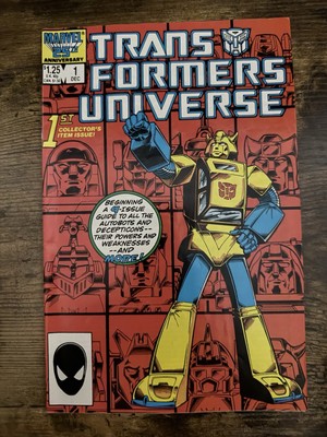 Transformers Universe #1  Bumblebee Marvel 25th Anniversary - 1986 VF+/NM