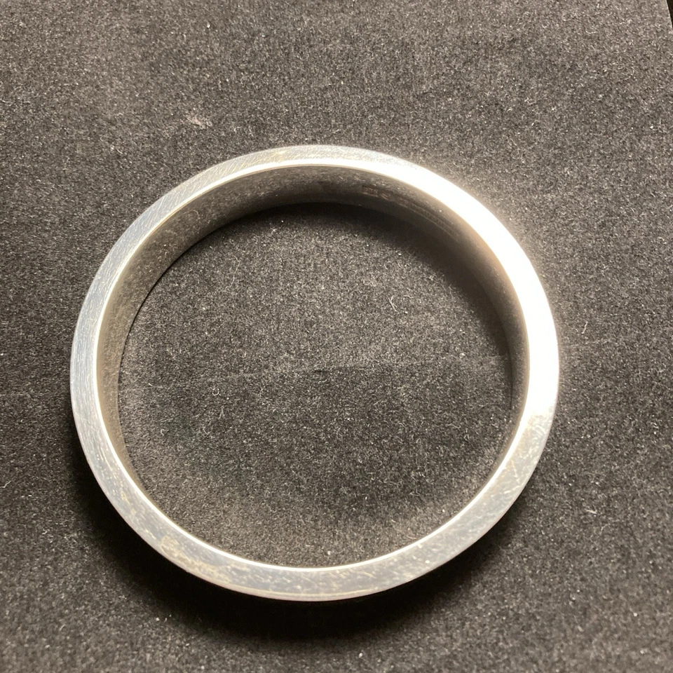 Brazalete modernista vintage de plata de ley 40 g Foto 3 de 4