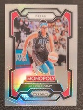 Allisha Gray  #6 2024 Panini WNBA Monopoly Prizm Basketball Atlanta Dream Silver