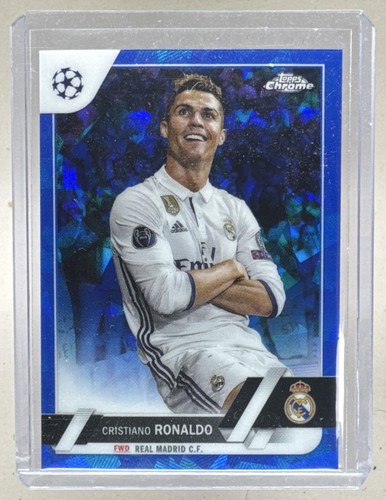 Cristiano Ronaldo 2022 Topps Chrome Sapphire UEFA #14