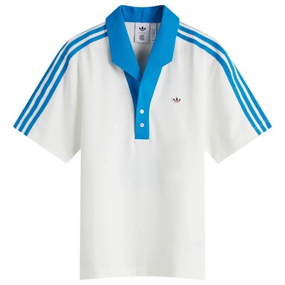トップス adidas CLOT PIQUE POLO BY EDISON CHEN adidas x CLOT Edison Chen Pique Polo Core Blanco Limited White Top