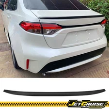 Fits 20-25 Toyota Corolla Sedan Rear Trunk Spoiler Wing ABS- Matte Black