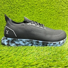 Flux Adapt Runner Black Blue Mens Size 11.5 Running Athletic Walking Knit Shoes