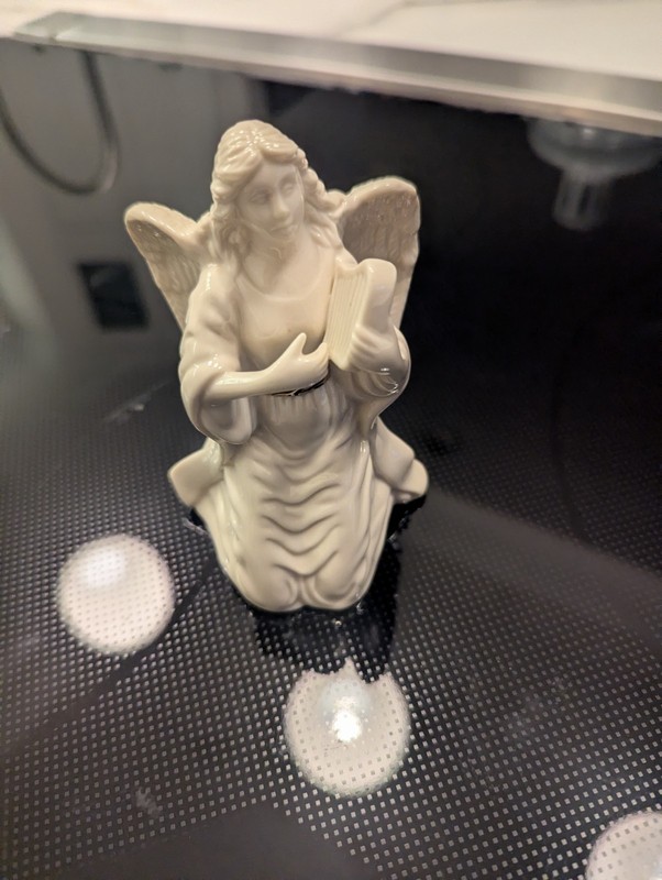 Lenox Angel Fine Porcelain China Angel W Harp Figurine Excellent Condition 4.75"
