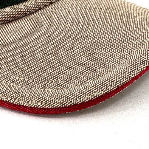 GUCCI GG Monogram Clear Sun Visor Hat Headband Black M - Picture 8 of 12